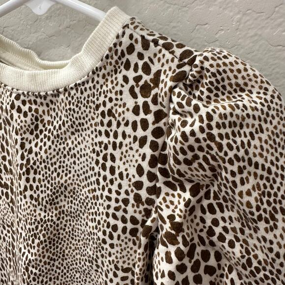 Janie and Jack Juno Valentine Cheetah Sweatshirt - Picture 2 of 6